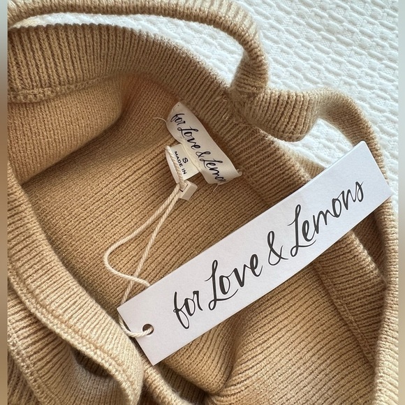 NWT For Love & Lemons Ribbed Dress - Picture 14 of 14